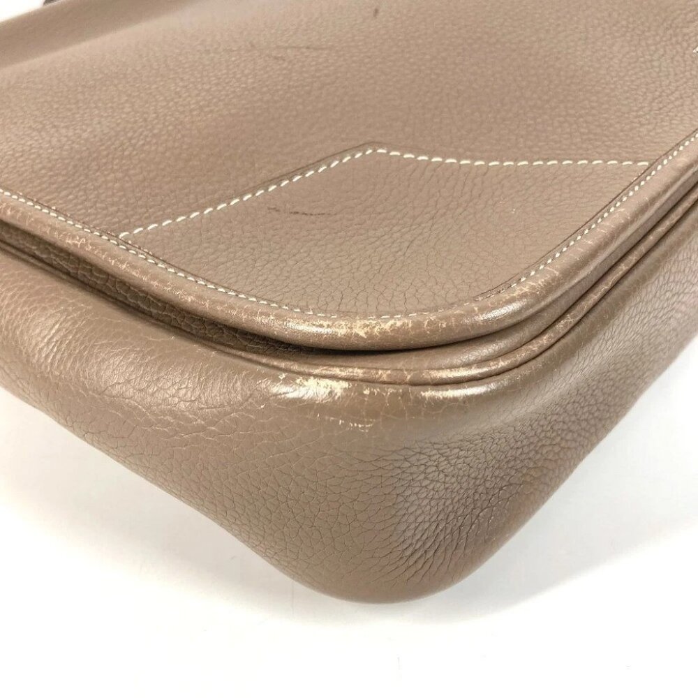 HERMES flap Victoria Messenger Bag 2WAY Bag Shoulder Bag Crossbody Hand Bag - Picture 3 of 14